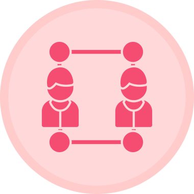 İş ve finans simgesinin vektör illüstrasyonu