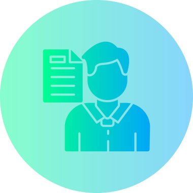 ID kart simgesi vektör illüstrasyonu