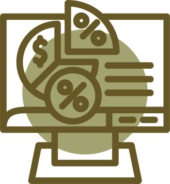 Dolar simgesi vektör illüstrasyonu