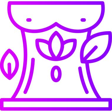 Mum. Web simgesi basit illüstrasyon