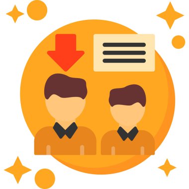 iş simgesi vektör illüstrasyonu.