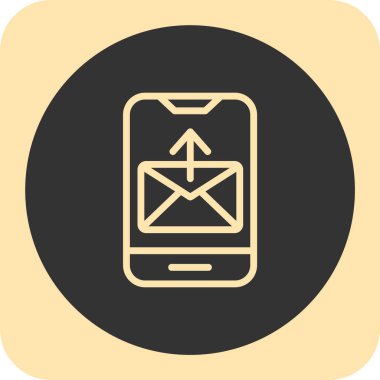 E- posta simgesinin vektör illüstrasyonu