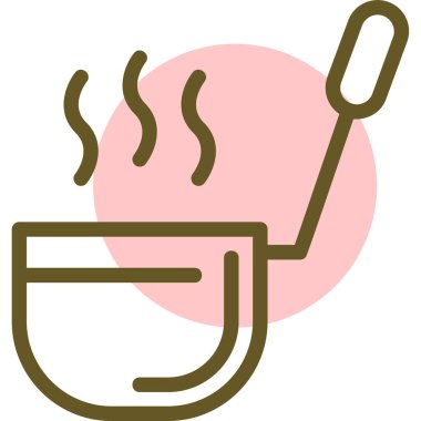 kahve fincanı ikonu vektör illüstrasyonu