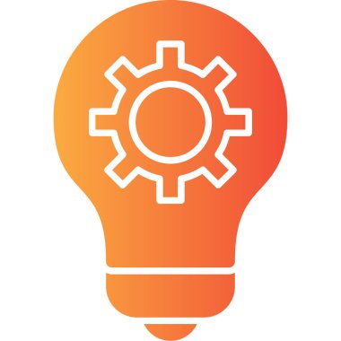 ampul simgesi vektör illüstrasyonu