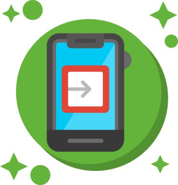 cep telefonu vektör simgesi