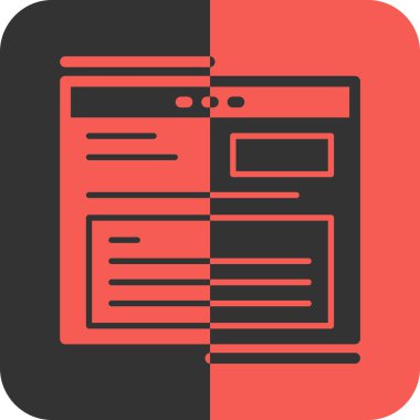 Ağ simgesi. vektör illüstrasyonu