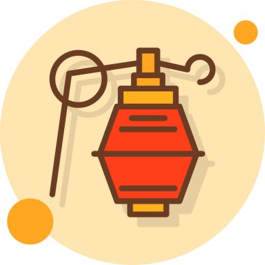 Çin feneri, Çin Çin Çin ikonu, Çin Yeni Yıl resmi