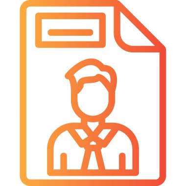 Adamım. Web simgesi basit illüstrasyon