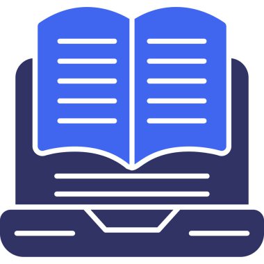 kitap simgesi vektör illüstrasyonu