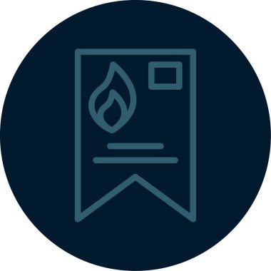 Simge vektör çizim gaz sobası