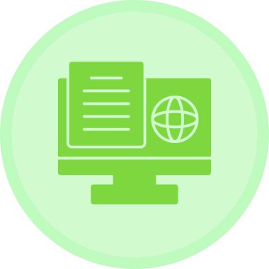 Belge simgesinin vektör illüstrasyonu