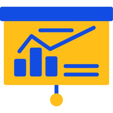 Grafik simgesini. Vektör çizim
