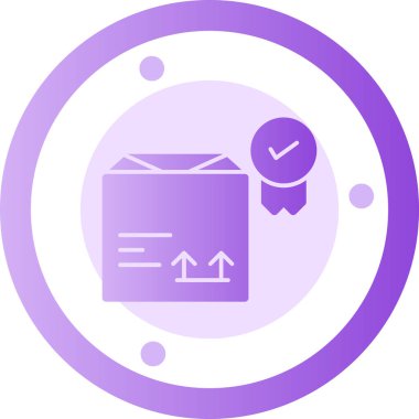 kutu teslim lojistik simgesi