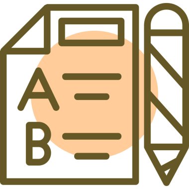 Dosya. Web simgesi basit illüstrasyon