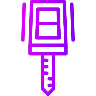 Termometre. Web simgesi basit illüstrasyon