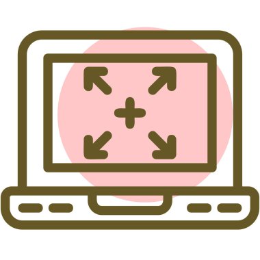 seo modern simgesinin vektör illüstrasyonu