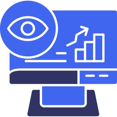 analitik işletme finans simgesi - taslak biçimi