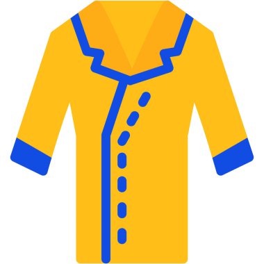 moda giysileri düz vektör simgesi