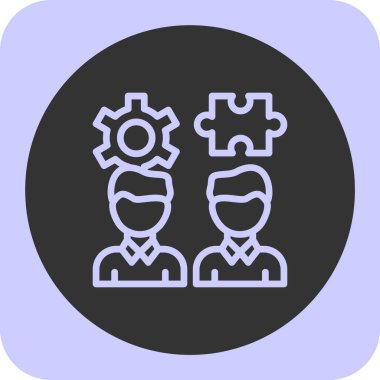 İş simgesinin vektör illüstrasyonu