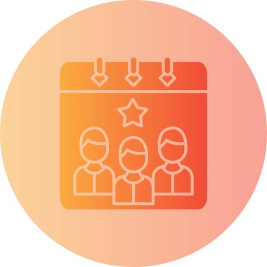 İş simgesinin vektör illüstrasyonu