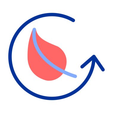 Pasta çizelgesi. Web simgesi basit illüstrasyon