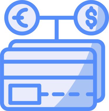 Para için. Web simgesi basit illüstrasyon