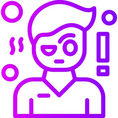 Bir adamın vektör illüstrasyonu