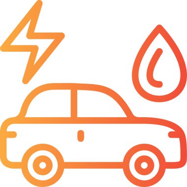 araba simgesi, vektör illüstrasyonu