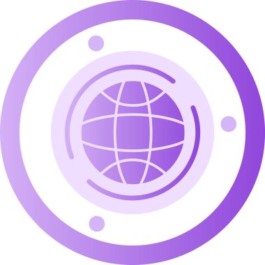 Toprak. Web simgesi basit illüstrasyon