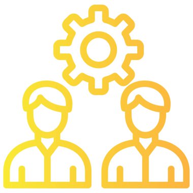 Takım simgesi vektör illüstrasyonu