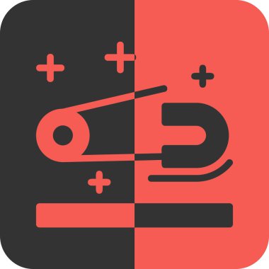 İzole edilmiş tek bir elektrik prizinin vektör çizimi