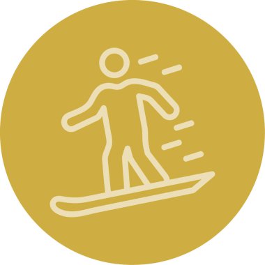 Sörf. Web simgesi basit illüstrasyon