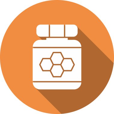 Bir ilaç şişesinin vektör çizimi