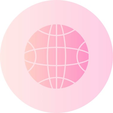 Dünya ikonu. vektör illüstrasyonu