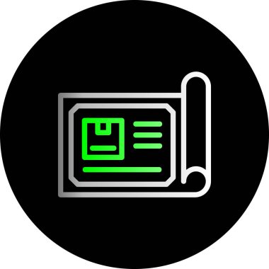 Kişisel bilgisayarın vektör simgesi