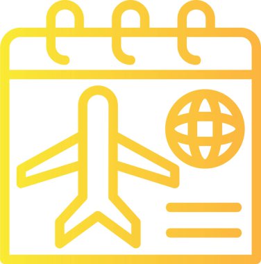 Pasaport. Web simgesi basit tasarım