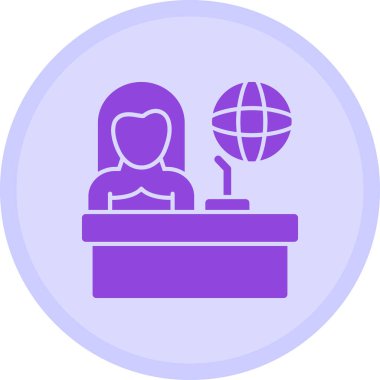 Modern b 'nin vektör illüstrasyonu dünyanın ikonundan yoksun