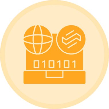 küresel ağ. Web simgesi basit illüstrasyon