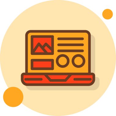 iş yönetimi simgesi vektör illüstrasyonu