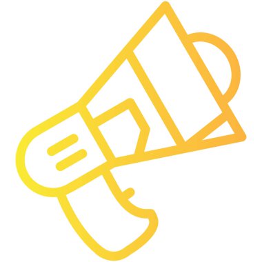 Hoparlör ikon vektörü. İnce çizgi işareti. izole edilmiş sınır sembolü çizimi