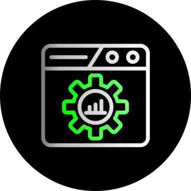 Vektör ayarı Simge illüstrasyonu