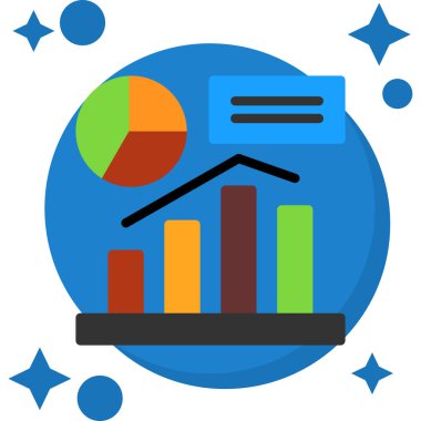 İstatistikler. Web simgesi basit tasarım