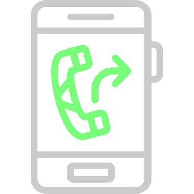 Akıllı telefon. Web simgesi basit tasarım