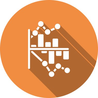 İş ve finans simgesinin vektör illüstrasyonu