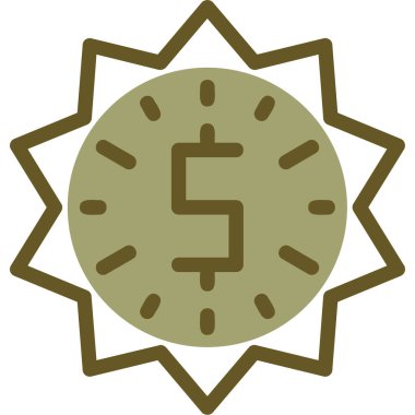 Para için. Web simgesi basit tasarım