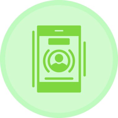 Modern akıllı telefon simgesinin vektör çizimi