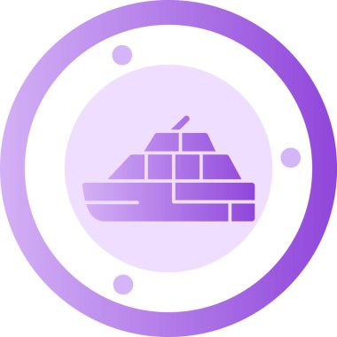 tekne ikonu vektör illüstrasyonu