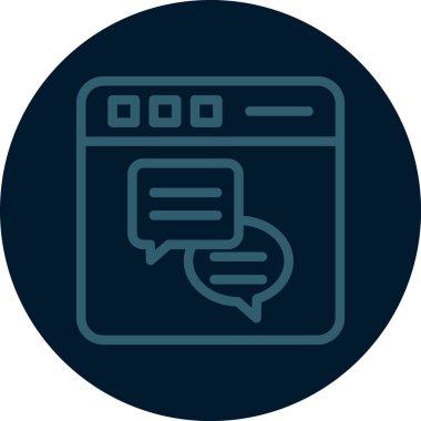 seo modern simgesinin vektör illüstrasyonu