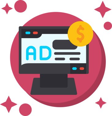 web marketing flat icon