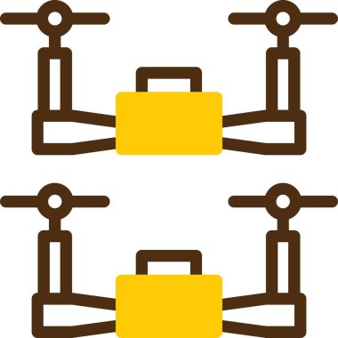 Taşıyıcı şerit vektör simgesi. biçim düz simge sembolü, sarı renk, yuvarlak açılar, beyaz arkaplan.